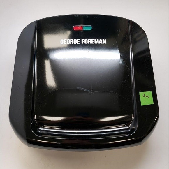 George Foreman Electric Grill Portable Indoor Nonstick BBQ Hamburger Steak - Picture 1 of 3